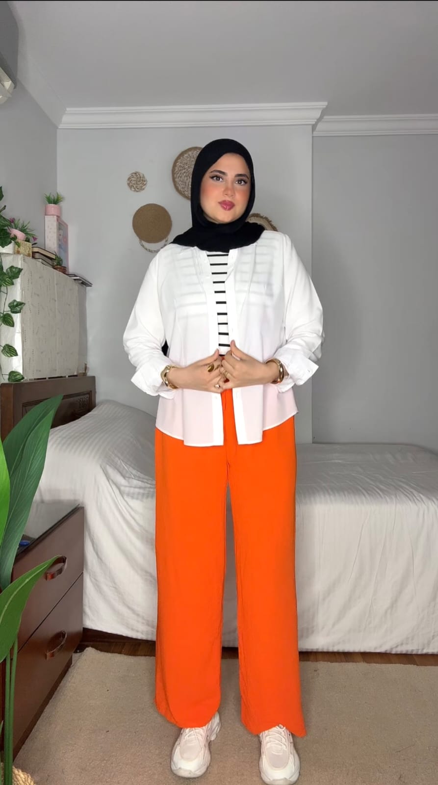 بنطلون وايد ليج